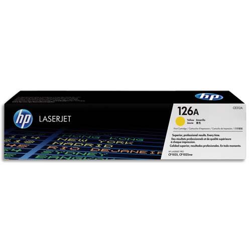 [254926] HP Cartouche Laser Jaune CE312A (dont eco-taxe de 0,08 €)