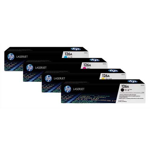[254934] HP Cartouche Laser Cyan CE311A (dont eco-taxe de 0,08 €)
