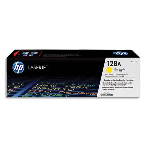 [255005] HP Cartouche Laser Jaune CE322A (dont eco-taxe de 0,20 €)