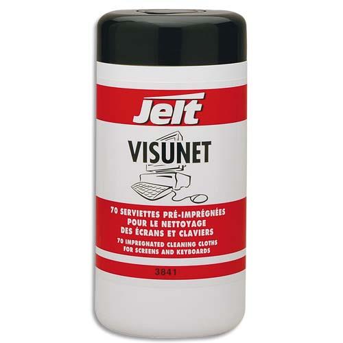 [269510] JELT Boîte distributrice de 70 lingettes VISUNET antistatiques 003841