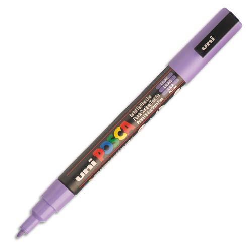 [283628] POSCA Marqueur peinture à eau, encre à pigmentation Violette, pointe fine