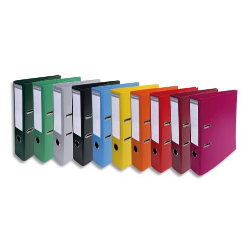 [292837] EXACOMPTA Classeur à levier PVC dos de 70mm assortis vif