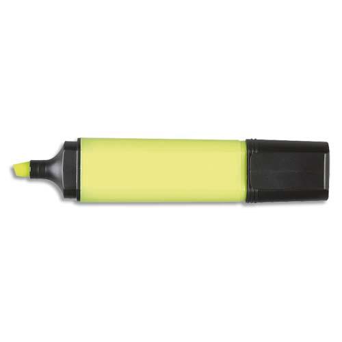 [296247] PERGAMY Surligneur pointe biseautée coloris Jaune