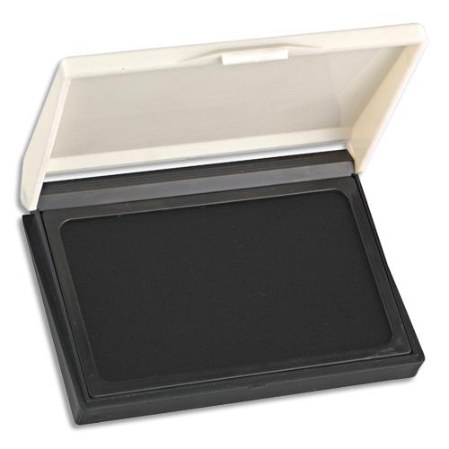 [297862] WONDAY Tampon encreur réencrable ABS, pour timbre caoutchouc ou résine L10 x P7,5 cm encre Noir