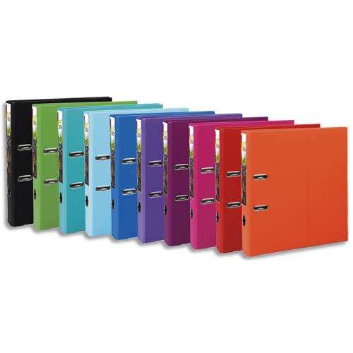 [298316] EXACOMPTA Classeur à levier en polypro PREMTOUCH dos de 5cm, coloris Assortis Tendance