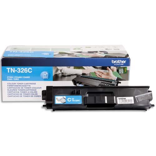 [313657] BROTHER Toner Cyan HC TN326C (dont eco-taxe de 0,10 €)