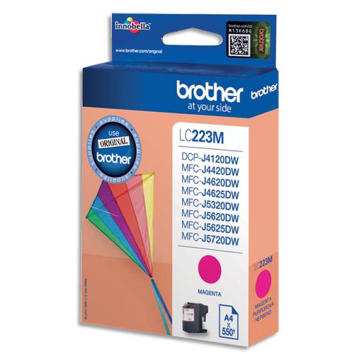 [314810] BROTHER Cartouche Jet d'encre Magenta LC223M (dont eco-taxe de 0,01 €)