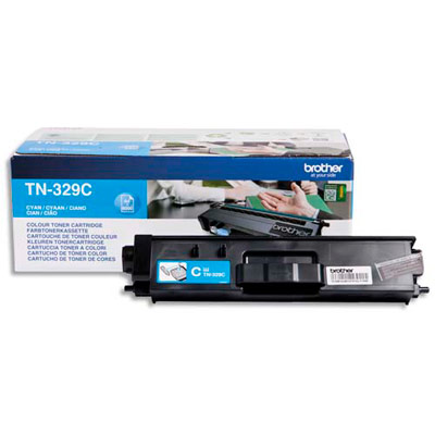 [314840] BROTHER Cartouche Laser Cyan THC TN329C (dont eco-taxe de 0,10 €)