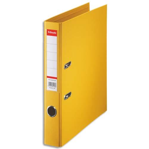 [055866] ESSELTE Classeur à levier Standard, A4, 5 cm, PP, jaune