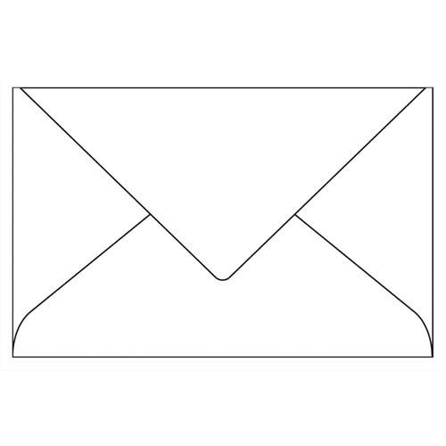 [056110] CLAIREFONTAINE Paquet de 20 enveloppes 120g POLLEN 9x14cm. Coloris Blanc