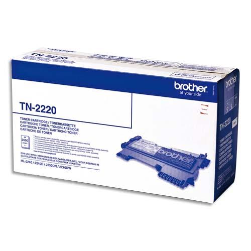 [351431] BROTHER Kit toner Noir TN2220 (dont eco-taxe de 0,05 €)