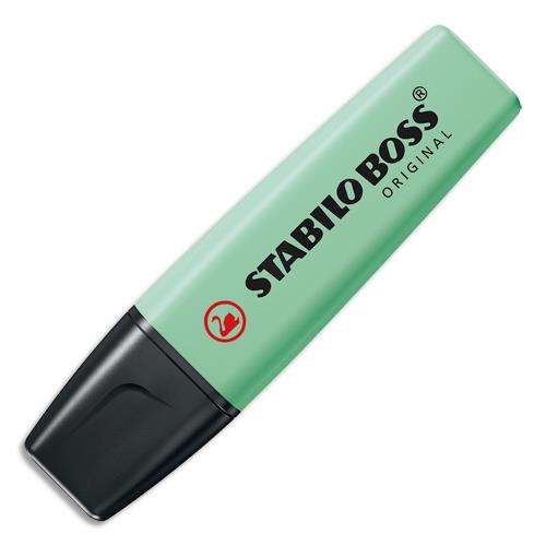[380126] STABILO BOSS ORIGINAL Pastel surligneur pointe biseautée - Menthe à l'eau