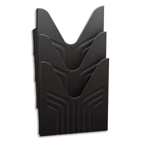 [097064] AVERY Trieur mural pour format A4. Coloris Noir. Dimensions (lxhxp): 24 x 29 x 9 cm