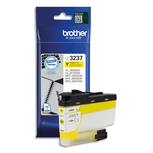 [392879] BROTHER Cartouche Jet d'encre Jaune LC3237Y (dont eco-taxe de 0,02 €)