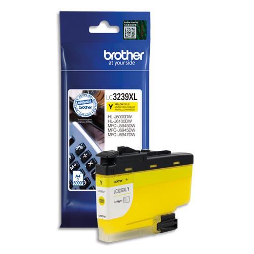 [392884] BROTHER Cartouche Jet d'encre Jaune haute capacité LC3239Y (dont eco-taxe de 0,02 €)