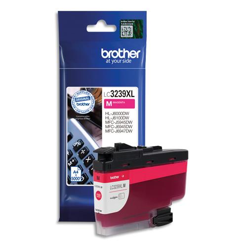 [392888] BROTHER Cartouche Jet d'encre Magenta haute capacité LC3239M (dont eco-taxe de 0,02 €)