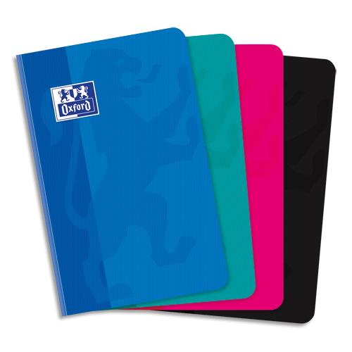 [106139] OXFORD Carnet Color Life brochure 9x14cm 192 pages 90g quadrillé 5x5. Couverture carte souple