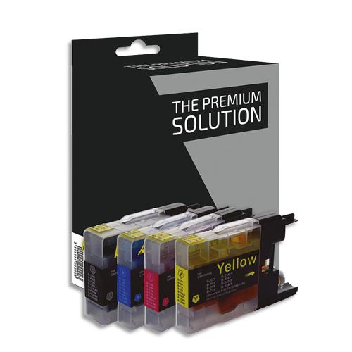 [439912] PSN P/4 Cartouche compatible jet d'encre NCMJ Brother LC1220/1240/1280, B8B1240XLB/CLXL (dont eco-taxe de 0,10 €)