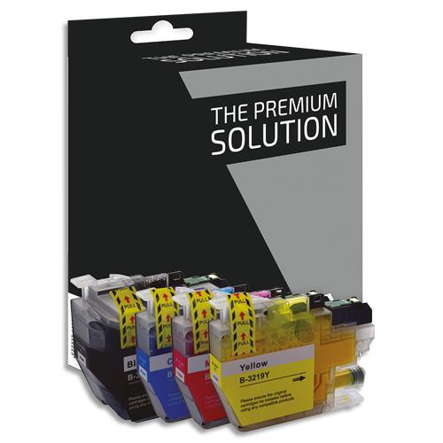 [439933] PSN Cartouche compatible jet d'encre noir cyan magenta jaune Brother LC3219XL, B8B3219XLB/CL (dont eco-taxe de 0,08 €)