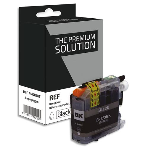 [439985] PSN Cartouche compatible jet d'encre noir Brother LC223B, C8B223B (dont eco-taxe de 0,02 €)